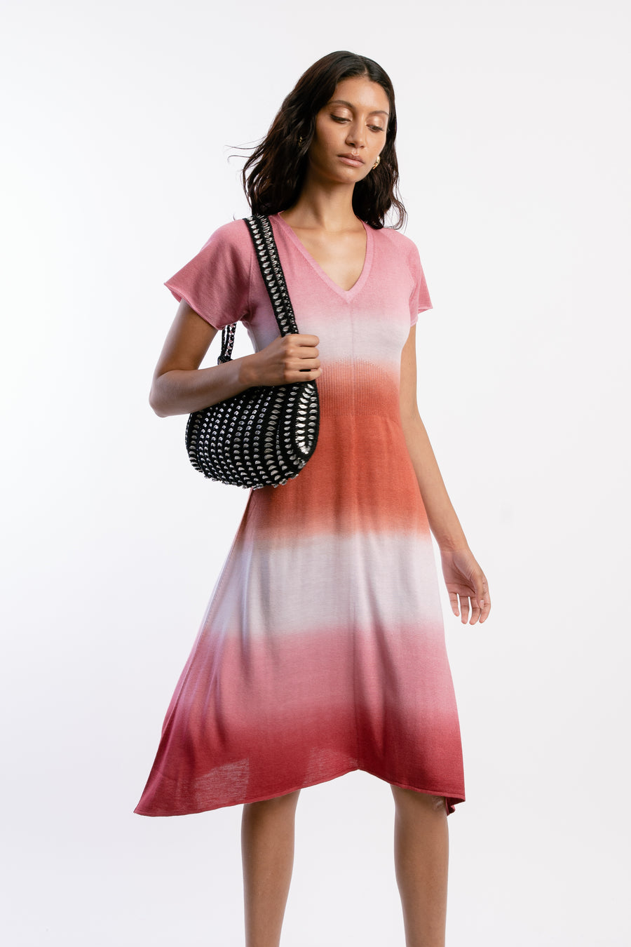 Women's Cashmere Silk Printed Cindy Dress