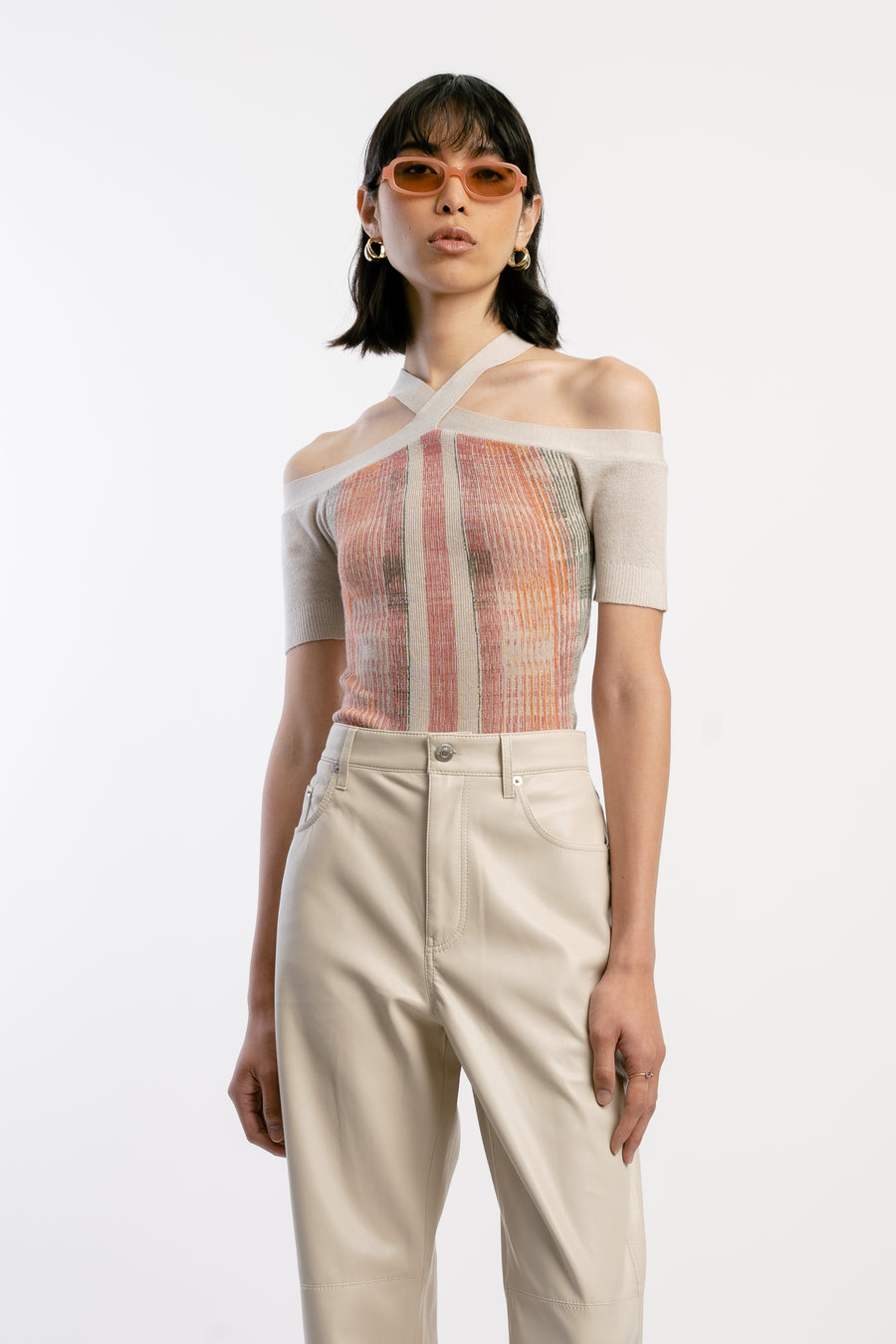 Women's Silk Wool Cashmere Olivia Halter Top