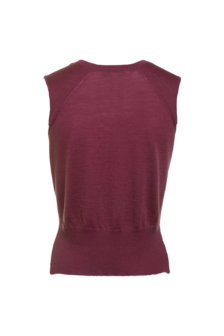 Cashmere Sleeveless Formal Top