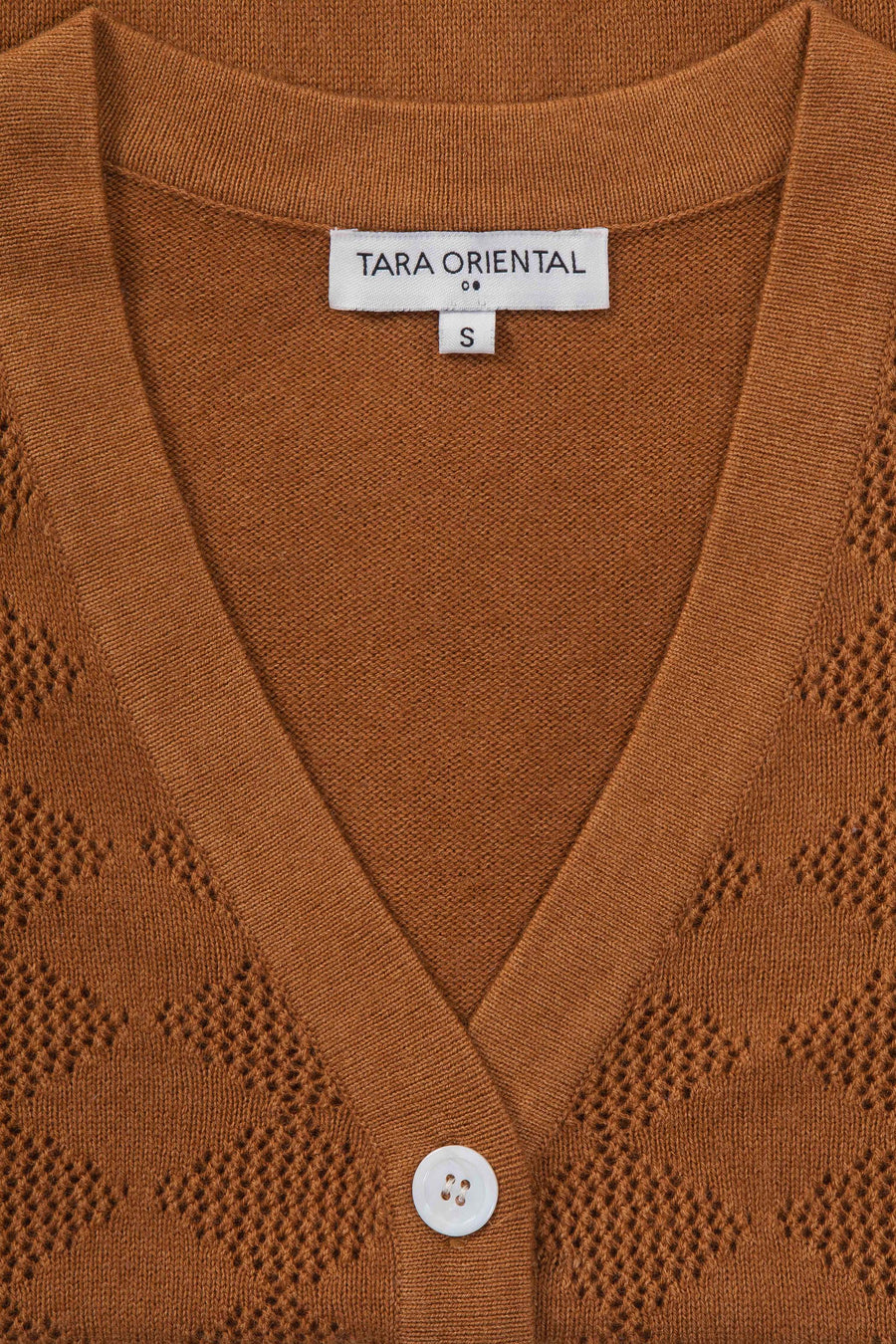Women's Wool Cashmere Textured Sleeveless Cardigan