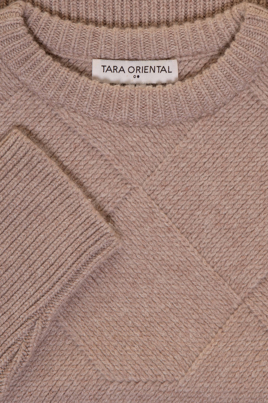 Men's Wool Cashmere Lattice Top